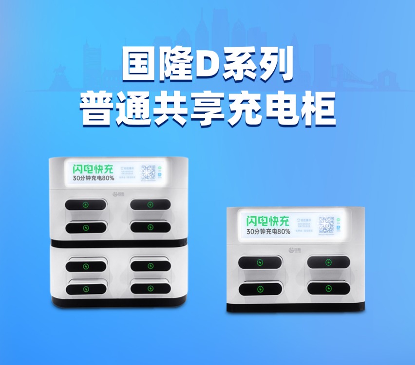 国隆D系列普通共享充电柜