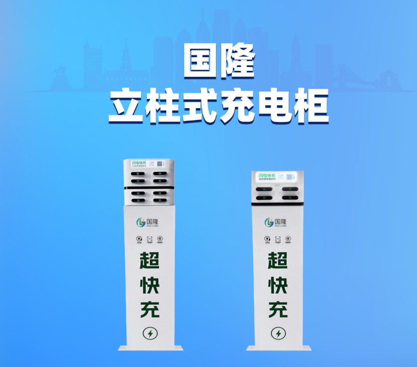 国隆立柱式充电柜